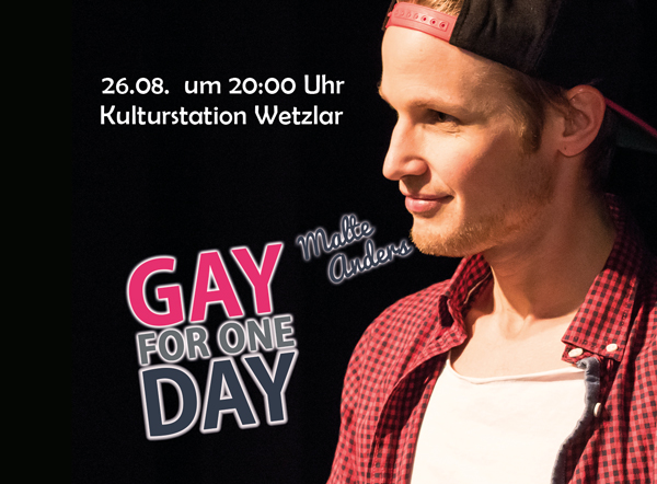 MALTE ANDERS GAY FOR ONE DAY